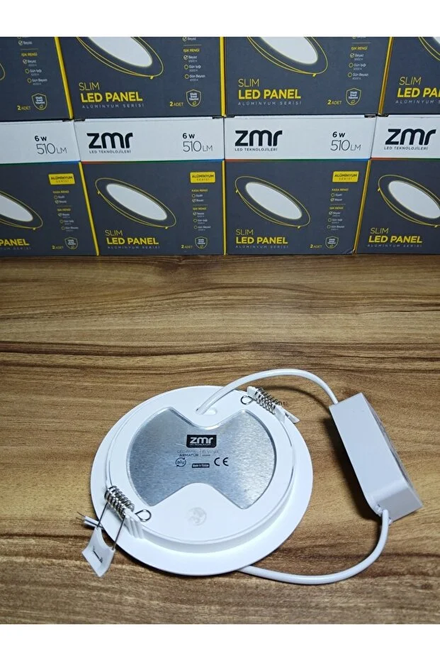 ekim aydınlatma 6w Slim Sıva Altı Yuvarlak Led Panel Spot Yüksek Lümen 4000K ILIK BEYAZ
